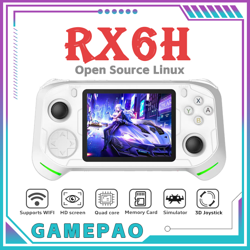 Gaming Console Retro Handheld - وحدة تحكم ألعاب فيديو محمولة RX6H