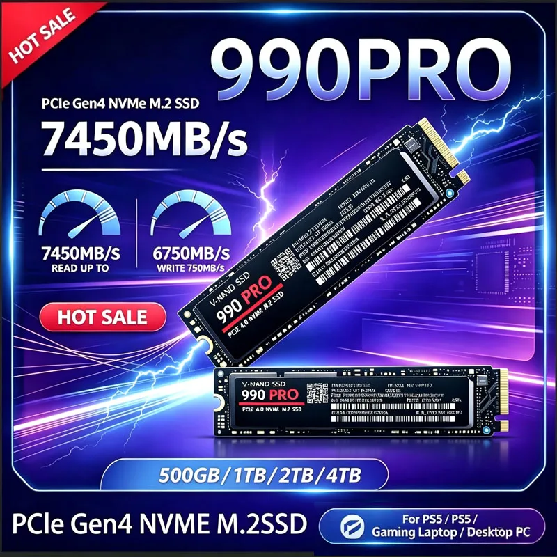 Laptop Gaming Console - قرص تخزين سريع PCIe Gen4 بسعة