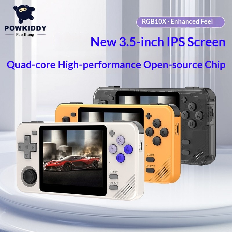 Gaming Console Os - جهاز ألعاب محمول Powkiddy RGB10X مفتوح