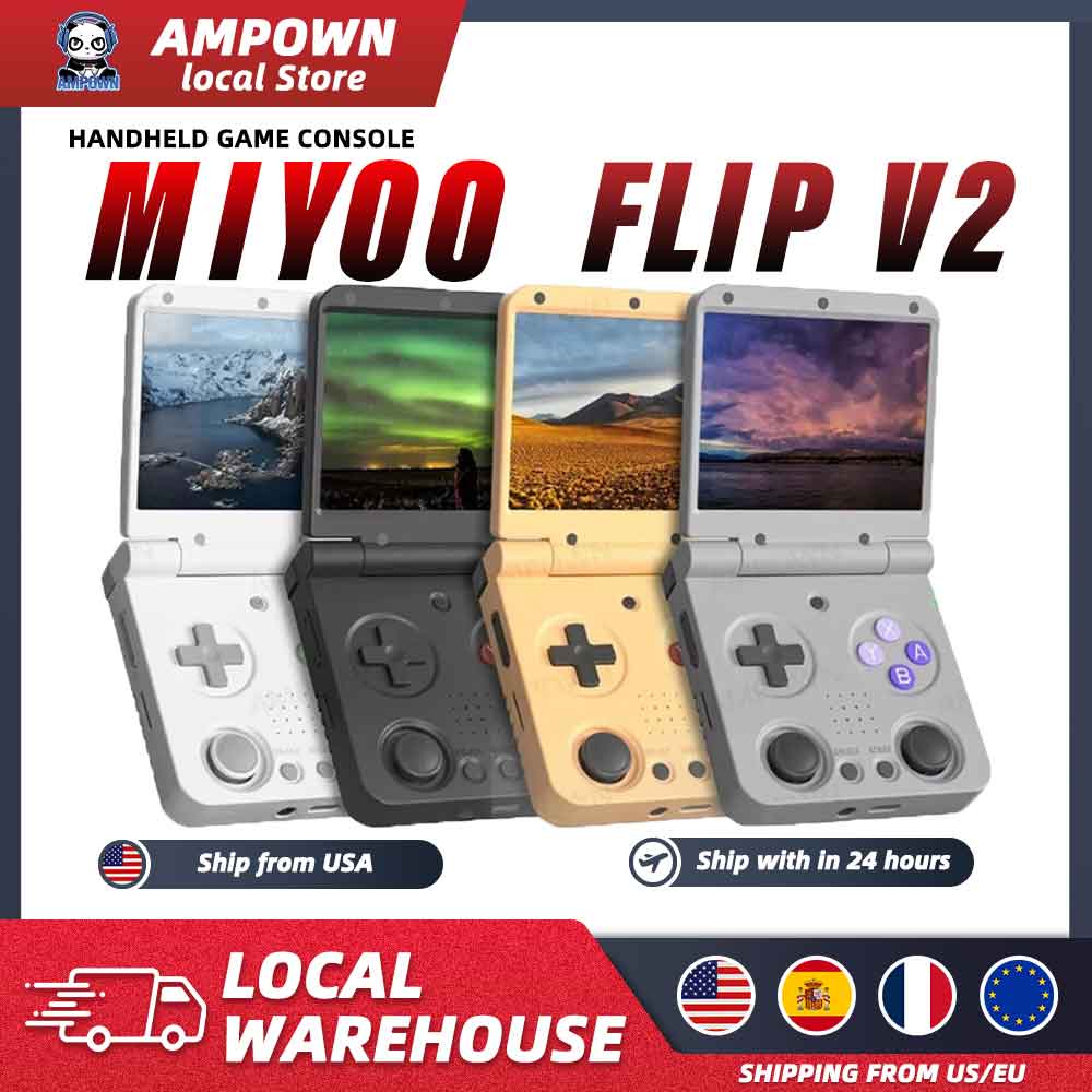 Gaming Console Os - جهاز ألعاب محمول MIYOO Flip V2