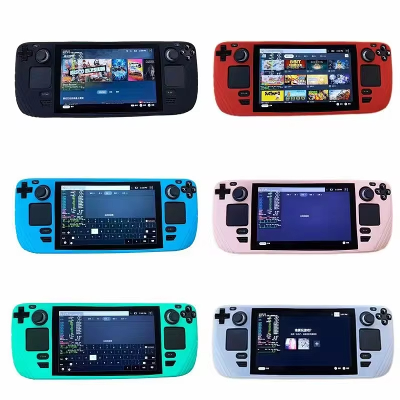 Console Gaming Steam - حافظة واقية سيليكون لسطح البخار ،