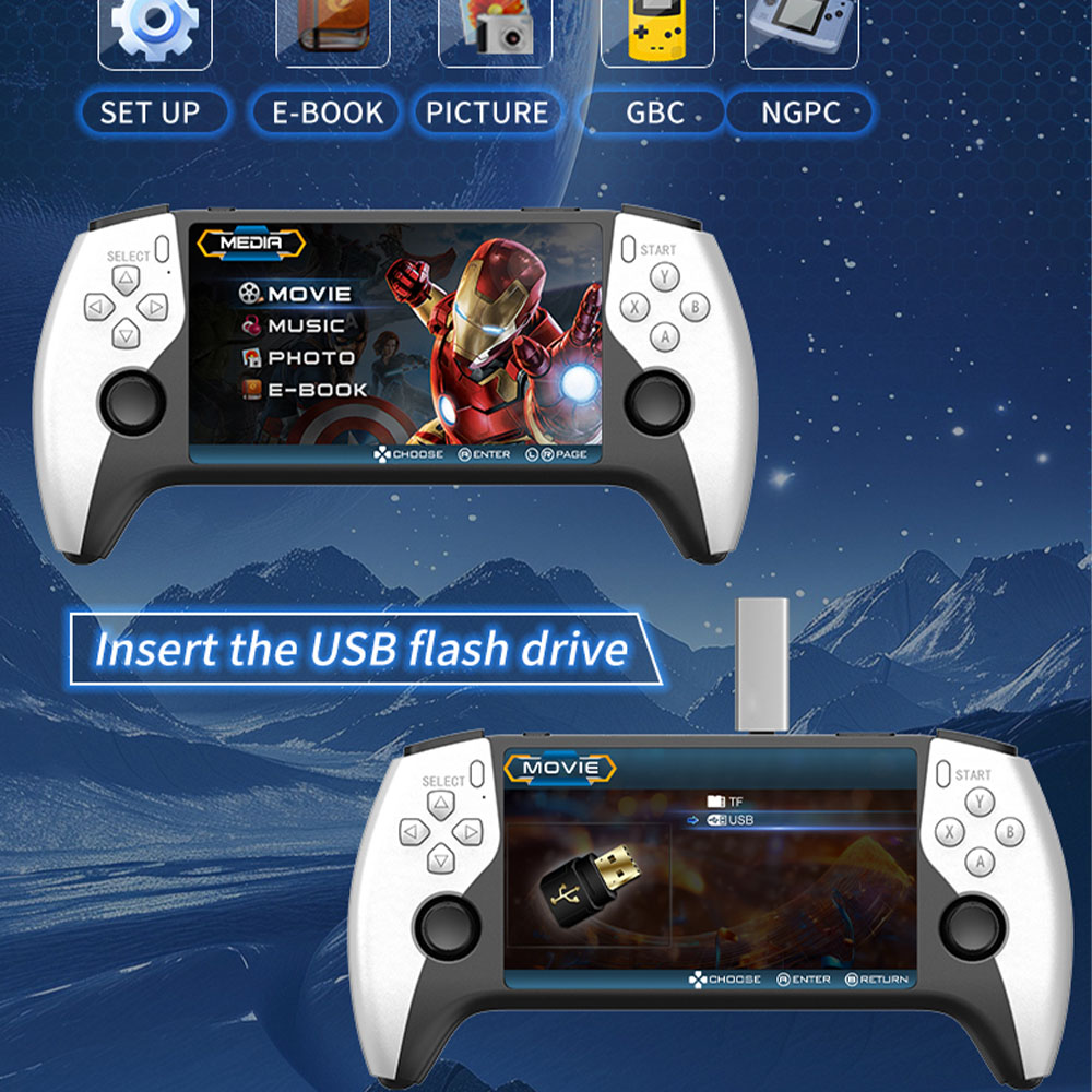 جهاز ألعاب محمول جديد SF3500 ب - مراجعة Gaming Console Retro Handheld وسعره