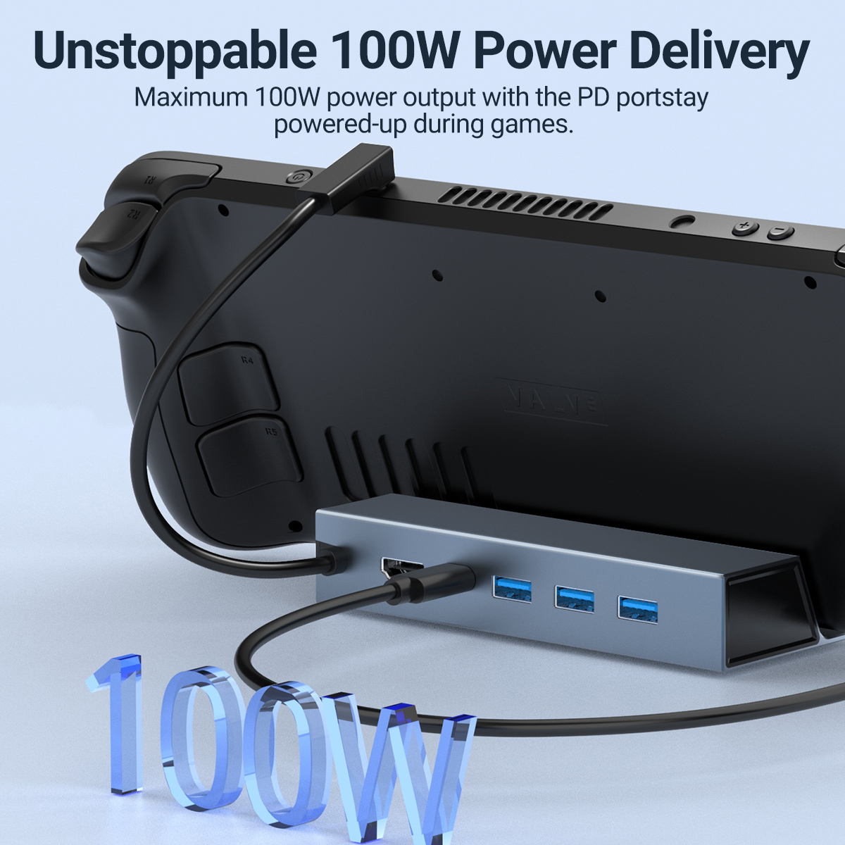 5 في 1 USB-C لعبة محور Type-C  - مراجعة Console Gaming Steam وسعره