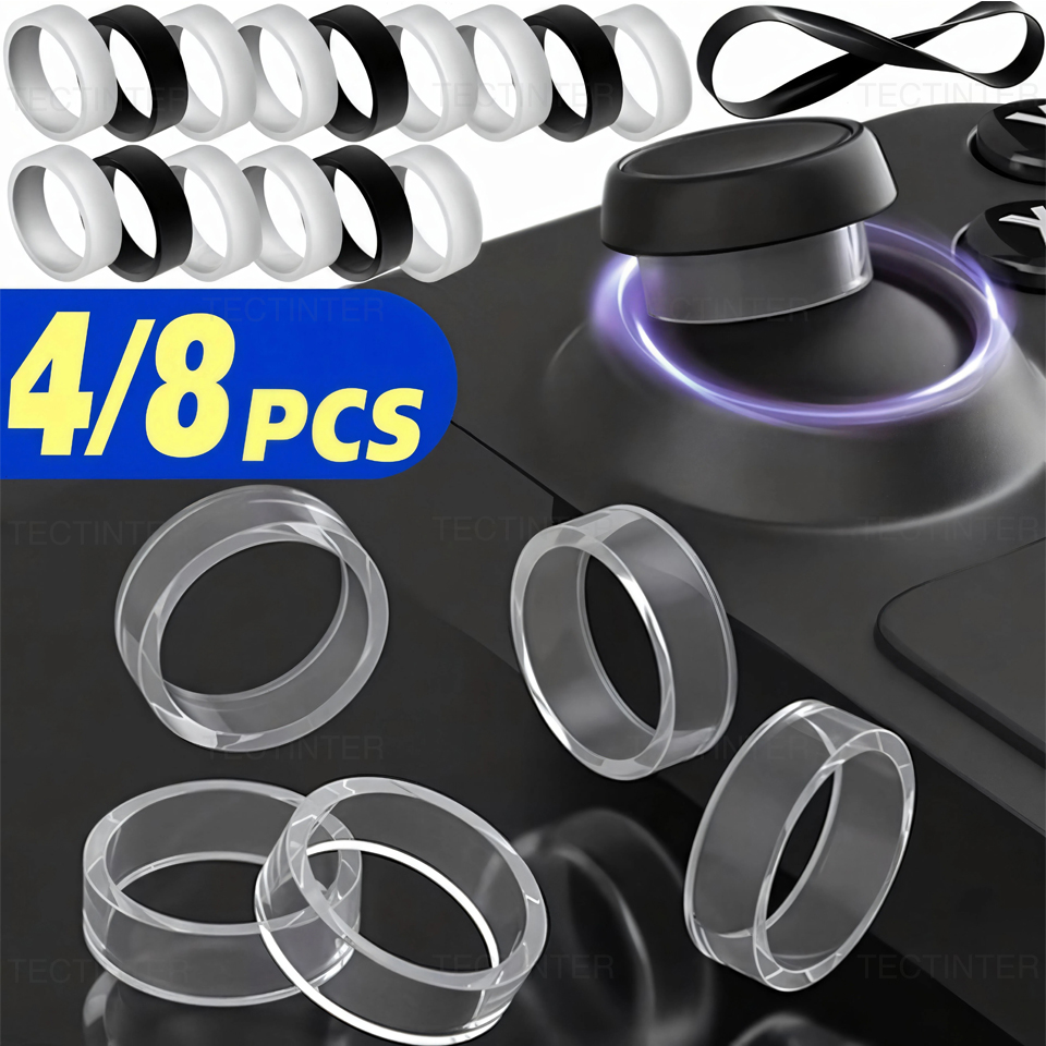 4/8 قطع حلقات مطاطية واقية مرن - مراجعة Console Gaming Steam وسعره