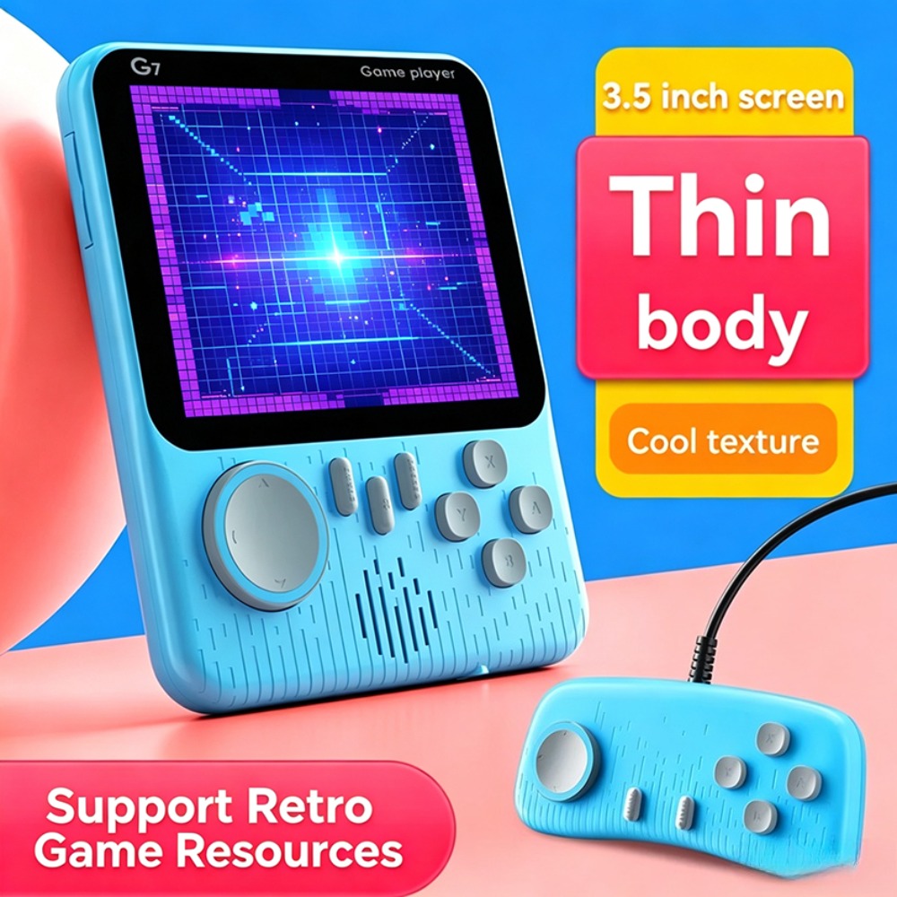 جهاز ألعاب محمول G7 بتصميم ريت - مراجعة Gaming Console Retro Handheld وسعره