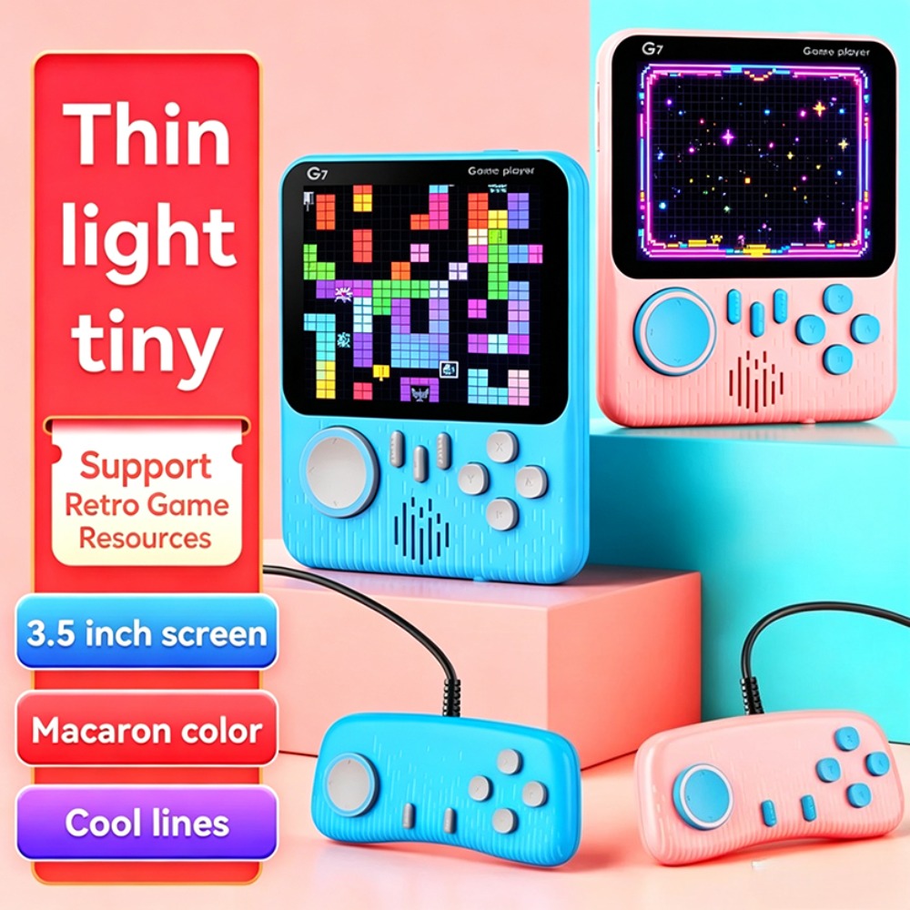 جهاز ألعاب محمول G7 بتصميم ريت - مراجعة Gaming Console Retro Handheld وسعره