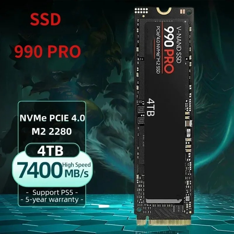 قرص SSD أصلي 990 PRO NVMe M.2  - مراجعة Laptop Gaming Console وسعره