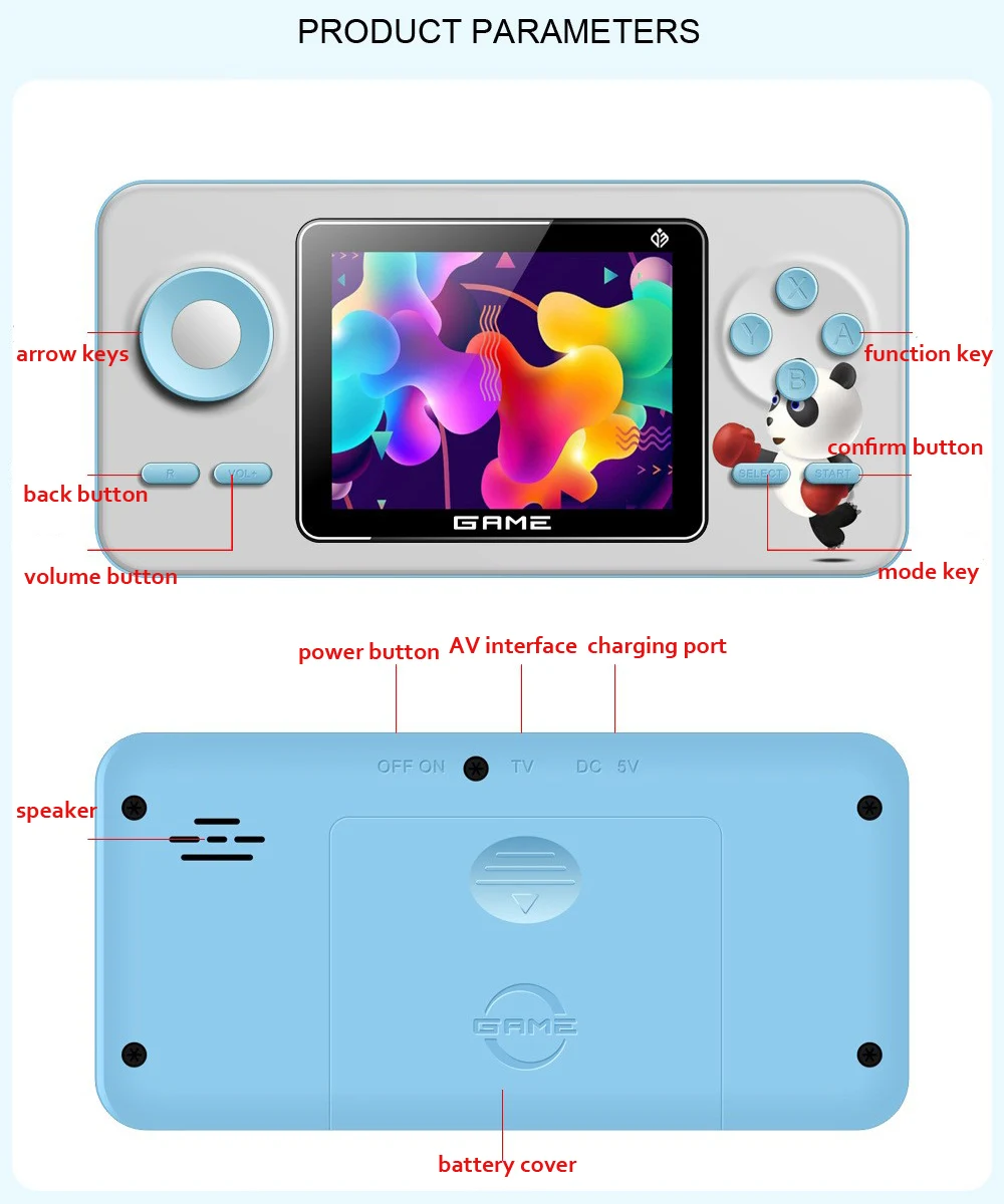 جهاز ألعاب فيديو ريترو جديد S5 - مراجعة Gaming Console Retro Handheld وسعره